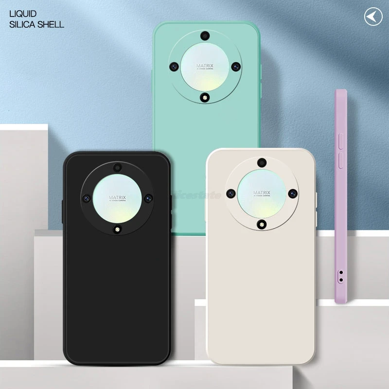 Für Honor Magic 5 Lite Hülle Honor X9b Handyhülle Flüssigsilikon Soft Cover