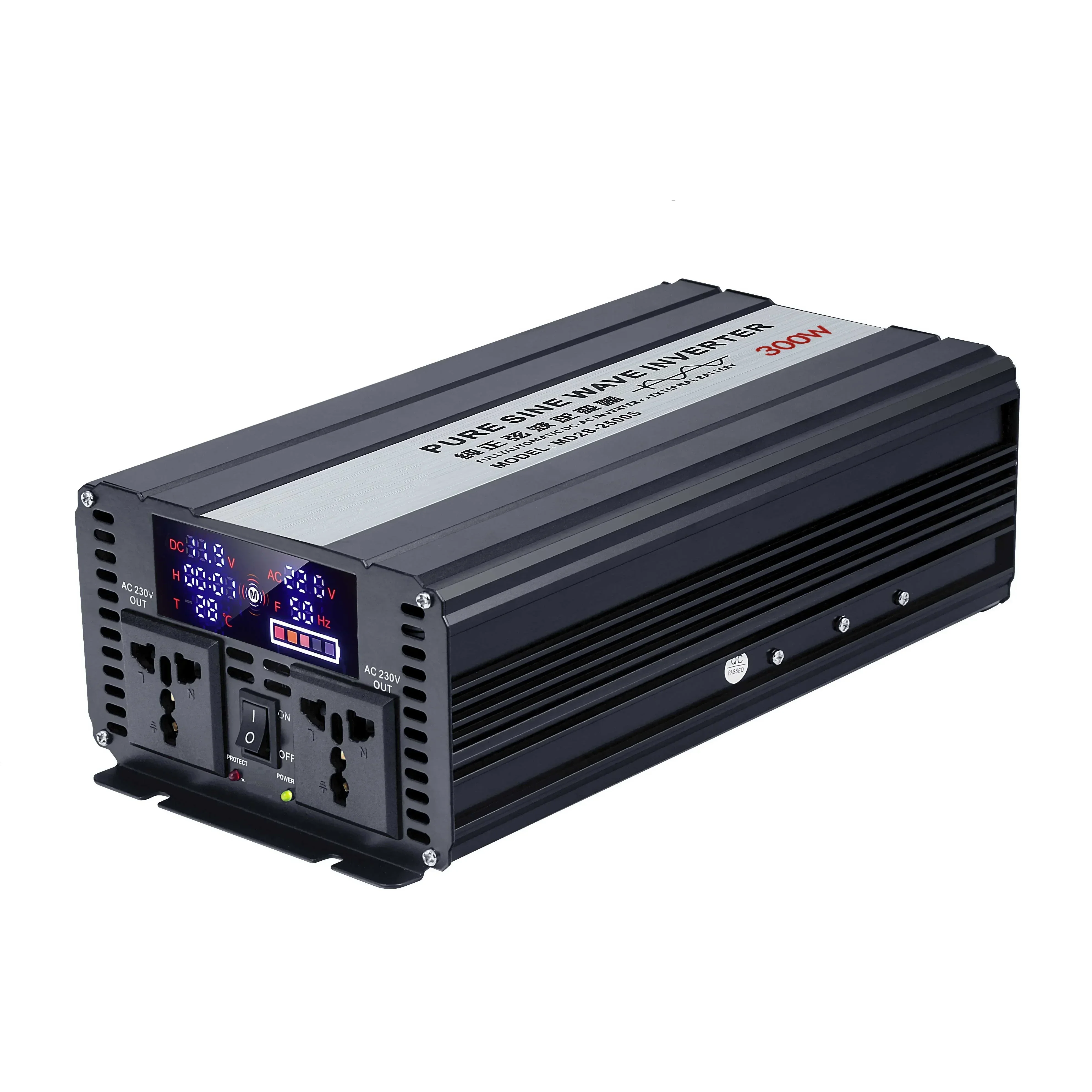 

OEM 300W Quick Charge battery inverter car power inverter Pure Sine Wave power Inverter With battery charger