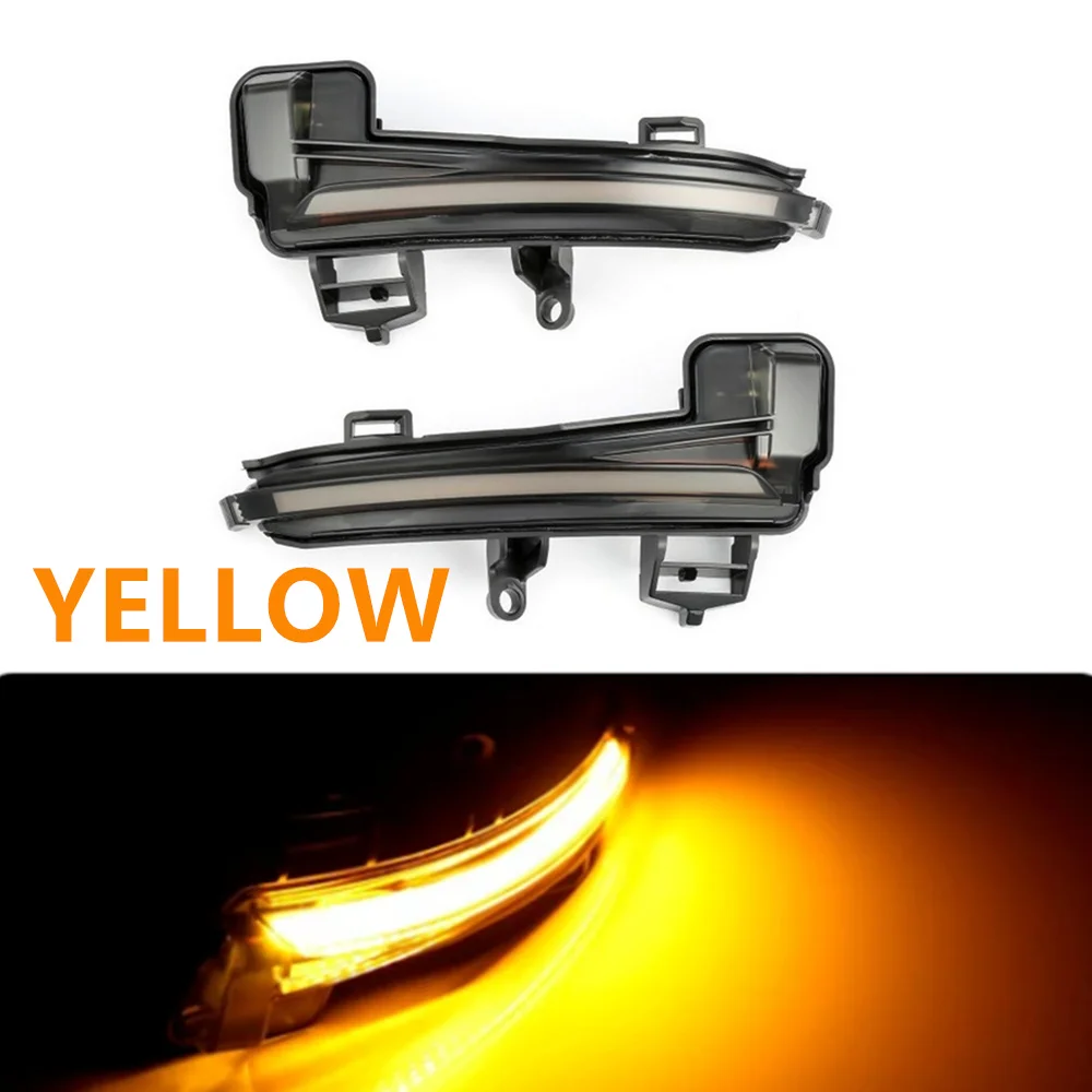 2pcs Dynamic Scroll LEDTurn Signal Light Rear Mirror Indicator For Skoda Superb III hatchback from 2015  station wagon from 2015