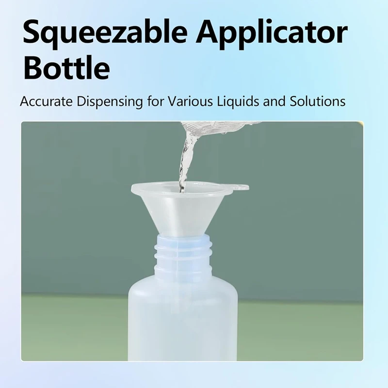 Applicator Bottle 1Oz/30Ml Needle Tip Squeeze Bottle Precision Applicator Bottle With Funnel For Project DIY