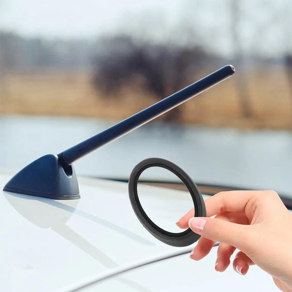 

2Pcs Universal Car Antenna Base Rubber Seal Gaskets Durable Automotive Antenna Sealing Rings Replacement Mounting Accessories