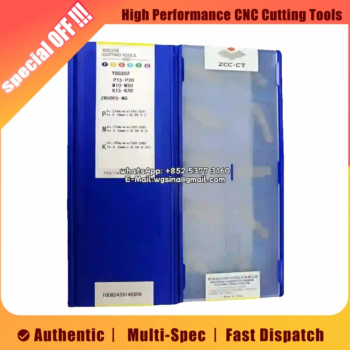 

Оригинальный ZRHD ZRHD05 MG YBG302 ZRHD05 MG YBG202 Держатель с ЧПУ, канавочный инструмент, твердосплавные вставки