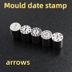 Hardened mold date stamp Arrow stamp Diameter 4mm5mm6mm8mm10mm12mm Height 8mm10mm12mm