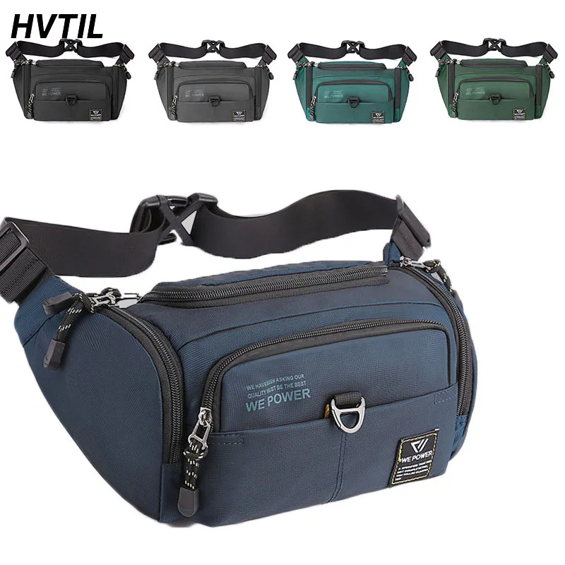 

HVTIL Brand Casual Fashion Chest Bag For Men Versatile Waterproof Fanny Pack Outdoor Motorcycle Cycling Shoulder Messenger Bag