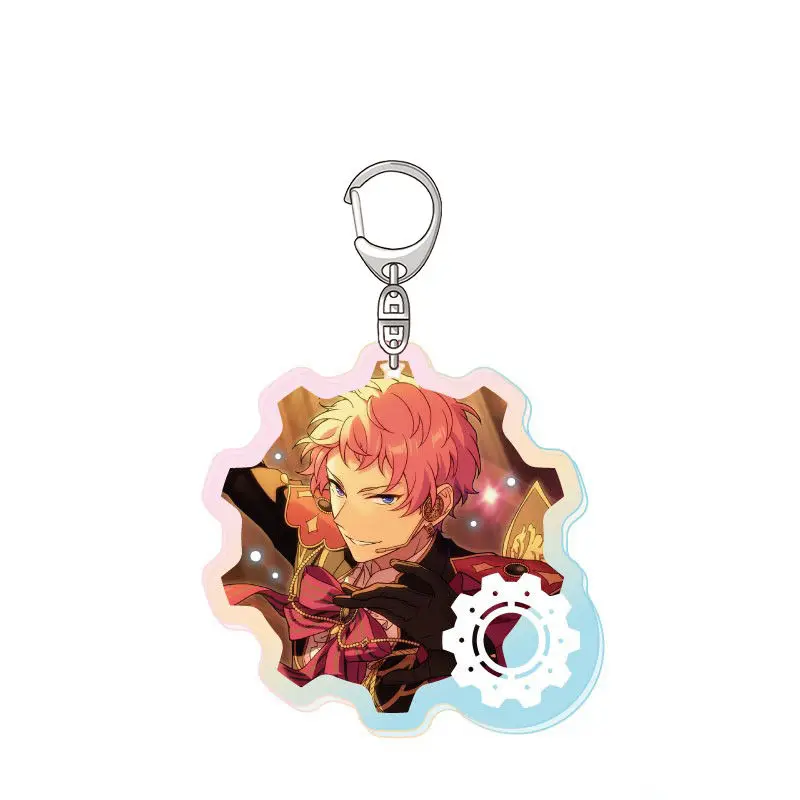 Loen Anime Store Ensemble Stars!!Mika Kagehira Wataru Hibiki Brand New!Acrylic HD Figure Keychain Pendant Decor Gifts About 6cm