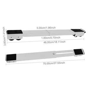Support für einstellbare Waschmaschinen, Rackmöbel, mobile Unterstützung, Basiskühlschrank des Mount -Basis, Starttrockner, Universal, 24 Räder 6 Hauptverkäufe Rodinha Waschmaschine - №3