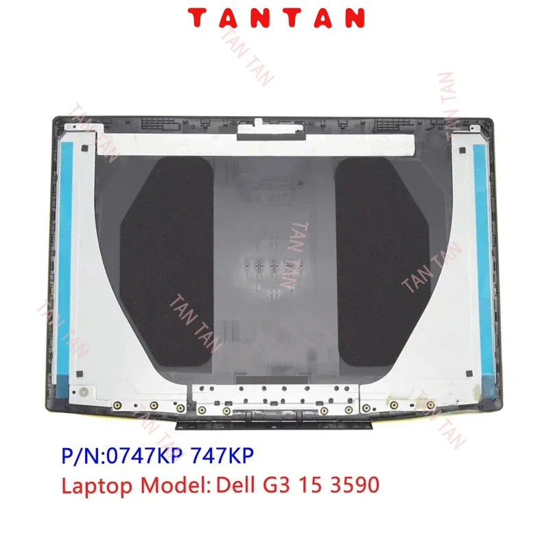 

Черный оригинальный новый для Dell G3 15 3590, задняя крышка ЖК-дисплея, задняя крышка, верхний чехол, синий логотип 0747kp 747kp TAN