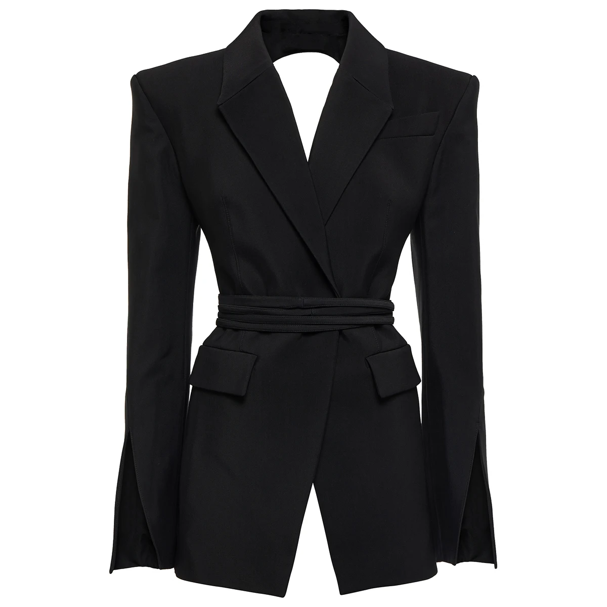 Women\'s Blazer Suits Jacket Women Coats Fashion 2023 New In Collection Eam Winter Clothes  Chic And Elegant Traf Backless Suit