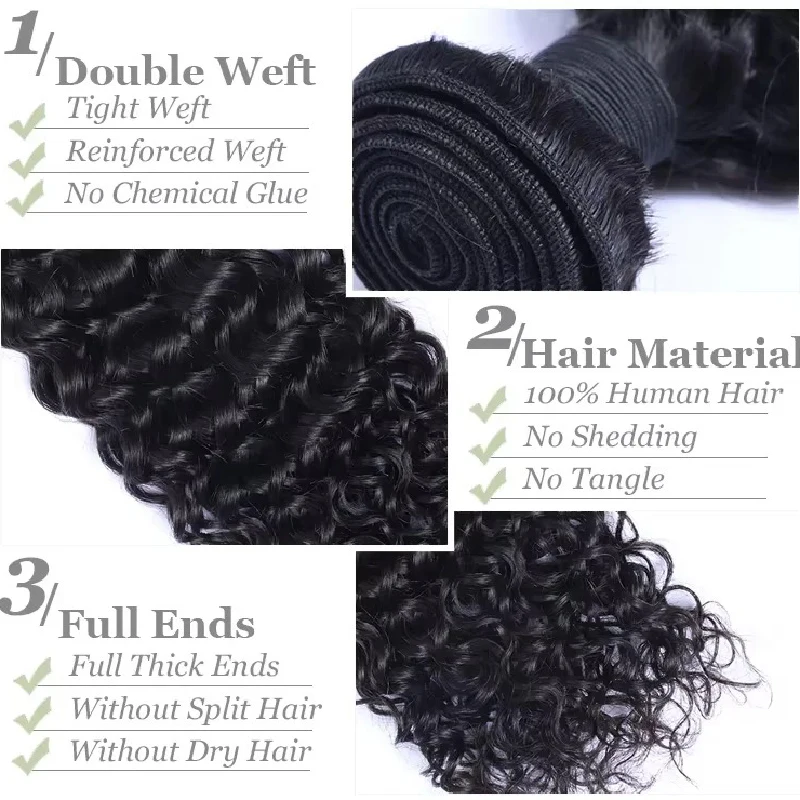 Water Jerry Curly Bundles Original Vietnamese Kinky Curly Hair Bundles Afro Bouncy Curly Weaving Raw 100% Human Hair Extensions view 6