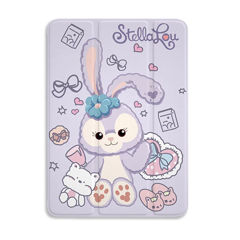 

Милые чехлы для планшетов StellaLou с героями мультфильмов для iPad Air 11/13 M3 M2 A16 2025 iPad 10/7/8/9th Gen Pro 11 дюймов 2024 Air4 5 Mini 6/5 Cover