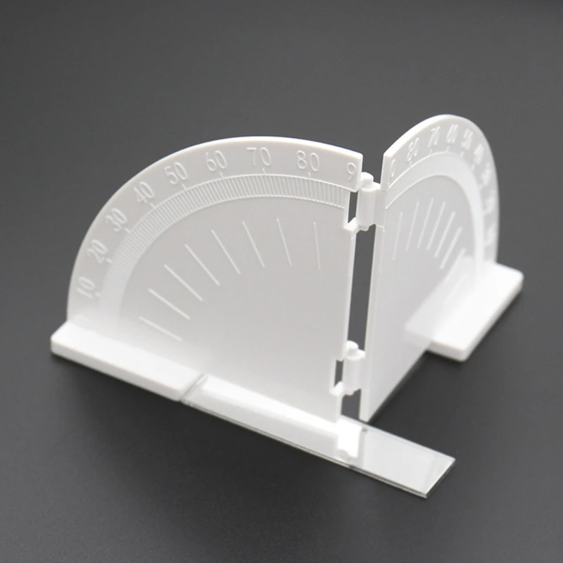 물리적 접이식 반원 각도기 평면 거울 반사 실험 도구