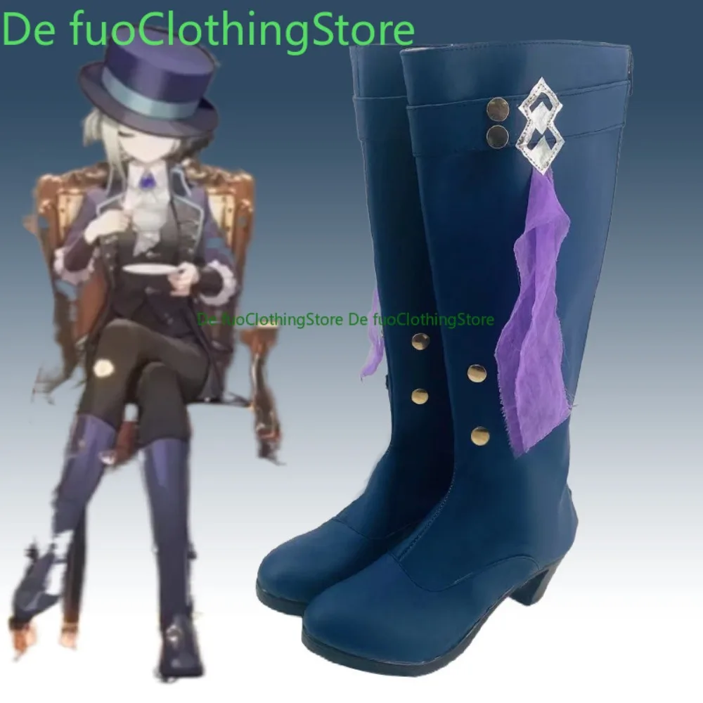 DefuoClothing Vertin Cosplay chaussures Anime bottes de Convention jeu d'anime chaussures et bottes de jeu de rôle fête d'halloween