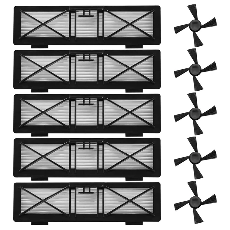 Filtros de Ultra rendimiento, piezas de repuesto de cepillos laterales para Neato Botvac Connected Series D10 D9 D8 D3 D4 D5 D6 D7 Botvac D75