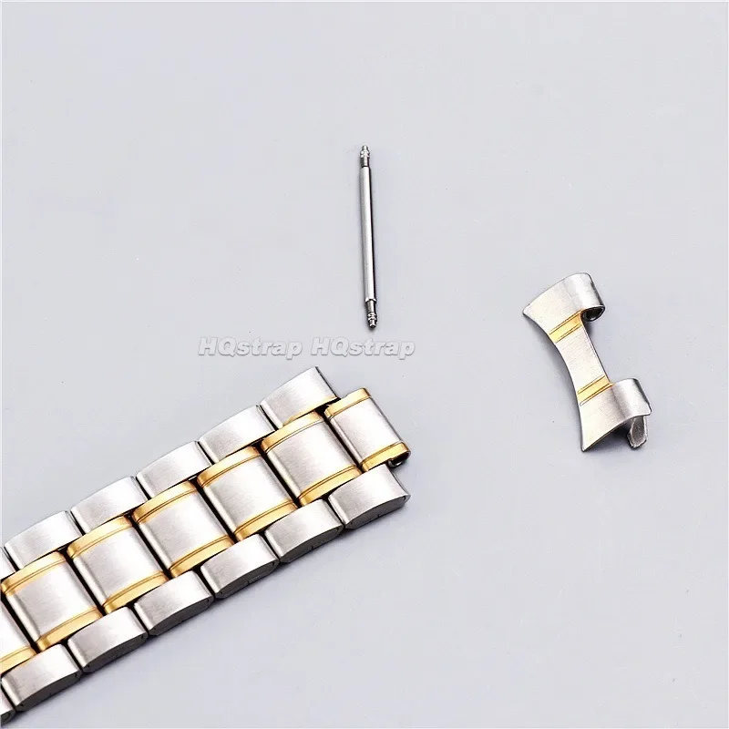 Stainless Steel Band 20mm 22mm Straps Curved End Metal Bracelet Universal Replacement Wristband for Seiko Belt for Man Woman