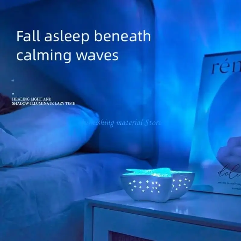 

Y5GD Star Ocean Projection Light 7 Color Modes Soothing Rhythm for Helps Sleep Calming Bedroom