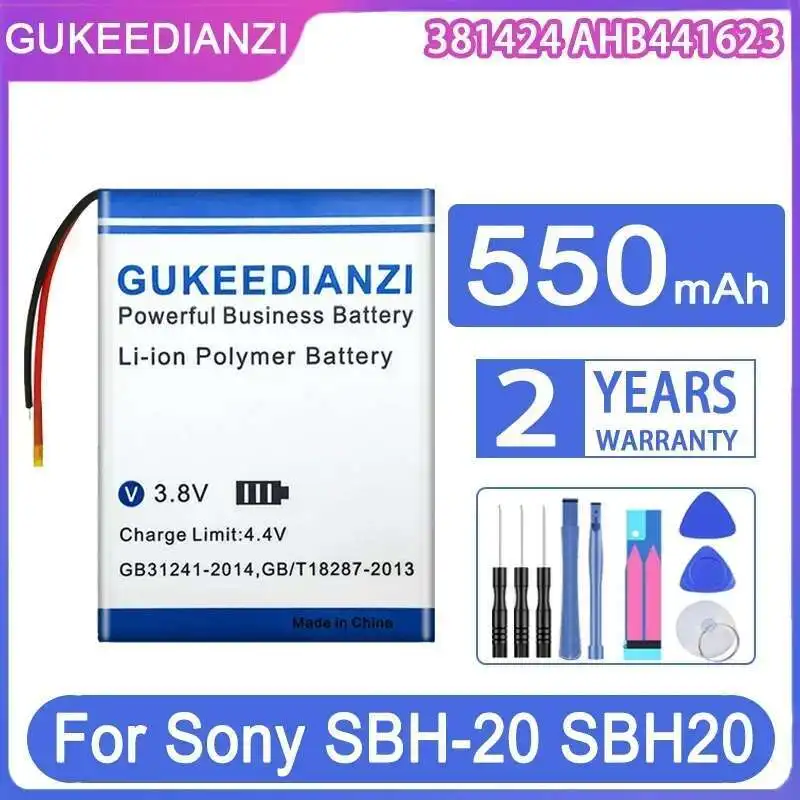 

Reliable Power 381424 AHB441623 Safe 550Mah For Sony Sbh-20 SBH20 Bluetooth Audio Receiver Battery