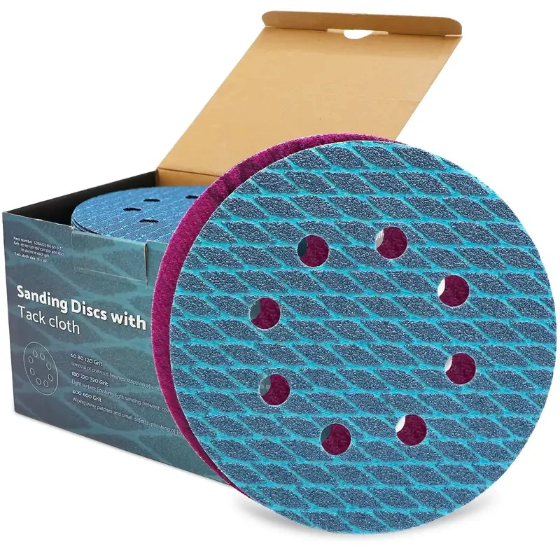 

70 шт. 5-дюймовых шлифовальных дисков с креплением на липучке, алмазной формы, с защитой от засорения, для орбитальных шлифовальных машин, зернистость 60, 80, 120, 180, 220, 320, 400, 600