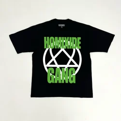 New 2024 Men HOMIXDE GANG SNOT OR NOT TOUR T Shirts T-Shirt Hip Hop Skateboard Street Cotton T-Shirts Tee Top US size U62
