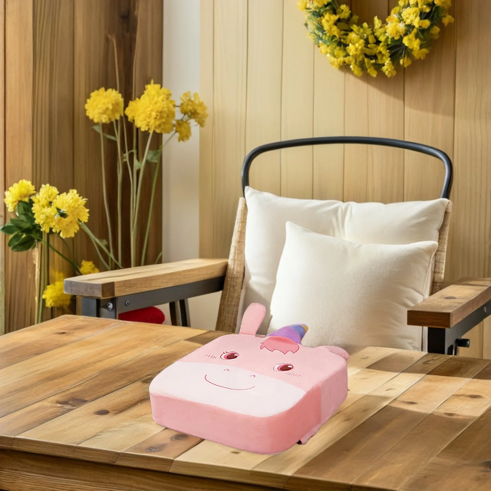 

High-rise Dining Chair Booster Cushion Height Increasing Pads Thickened Nonslip Design Easy to Clean for Kitchen Chairs