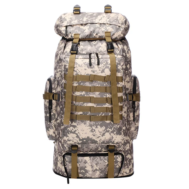 

100L mountaineering bag 600D waterproof fan large capacity tactical backpack expandable fan Backpack bag