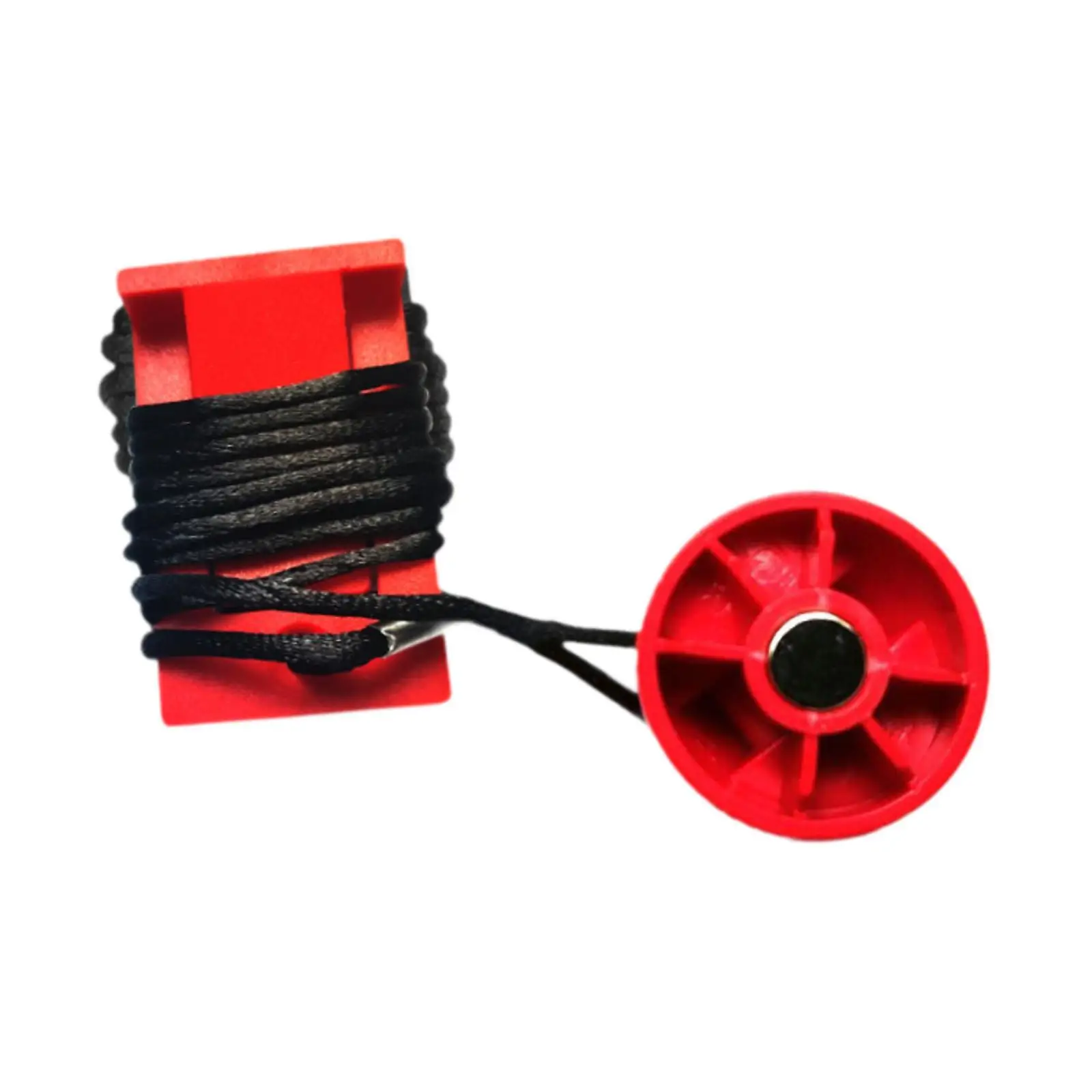 Magnetic Treadmill Security Key Round PVC Safety Lock Replacement Accessory with Clip for Foldable Home Fitness Machines