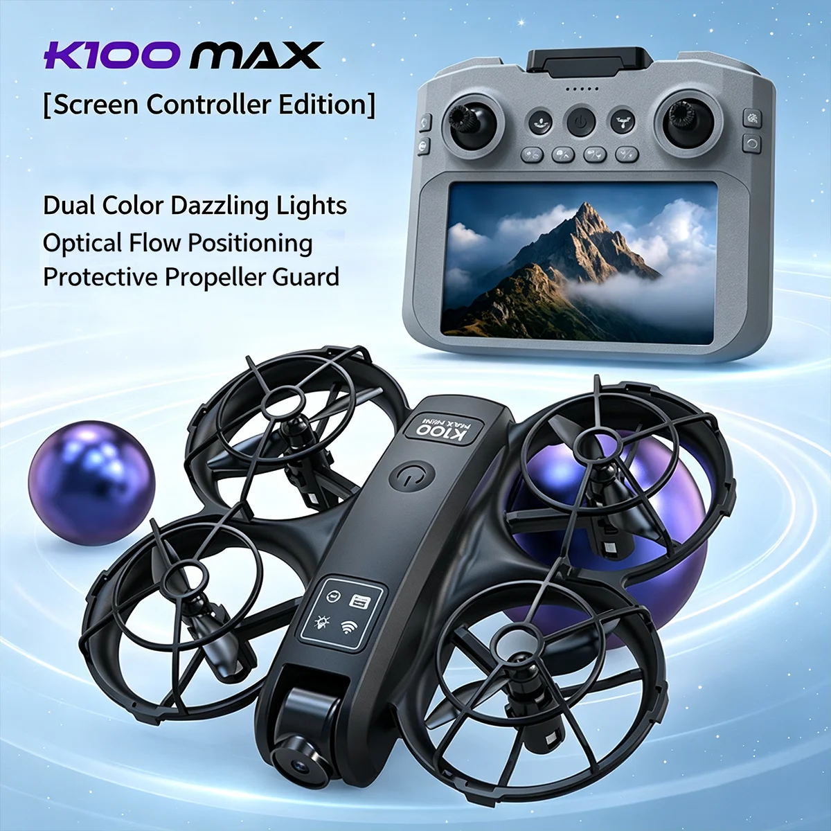 K100 Max Mini Drone Profession - Toys For Kids Video 评论和价格