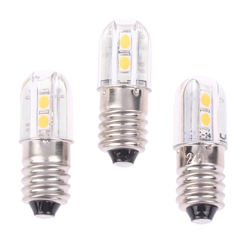 E10 LED 전구 업그레이드 전구, 4LED 램프 교체, 토치 표시기 전구, 헤드라이트, 모터 자전거 LED 전구, 6V, 12V, 24V