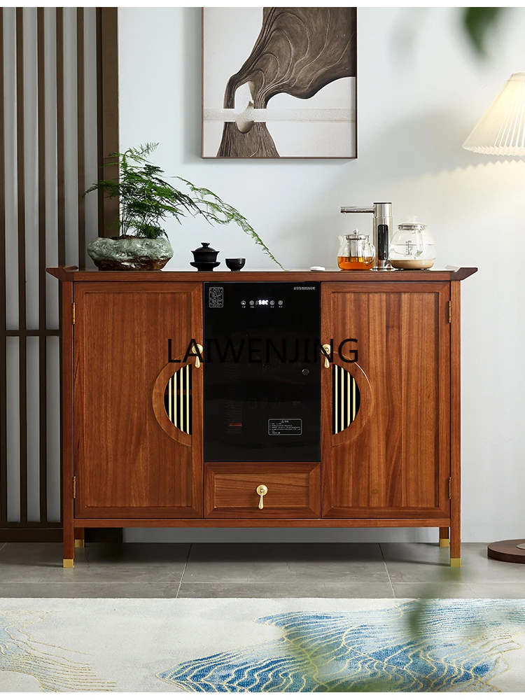 LYN solid wood tea bar machine New Chinese smart home automatic with disinfection integrated water dispenser