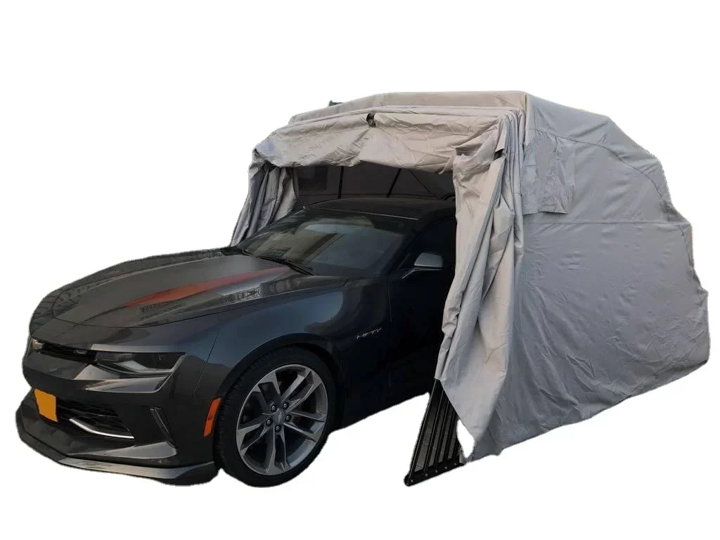 Foldable Lockable Durable Car Shelter Carport Garage in A Shell Sedan and Suv Cocoon Shape Car House Park