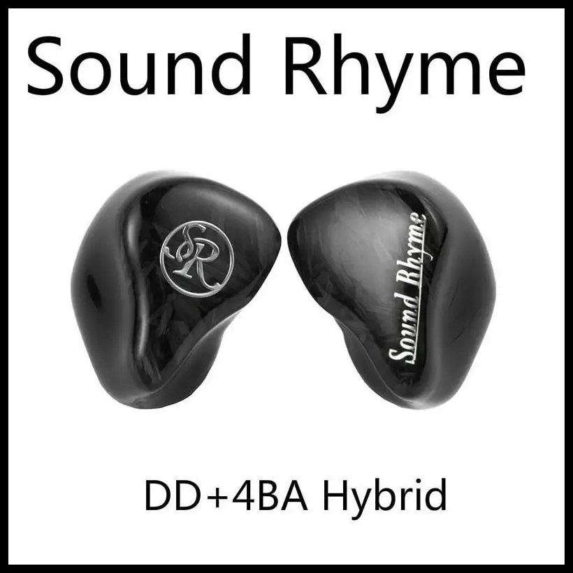 Sound Rhyme SR-5 SR5 DD+4BA Hybrid knowles 3D Custom HiFi Music Monitor Bass 2Pin 0.78mm Audiophile Musician Earphones Earbuds