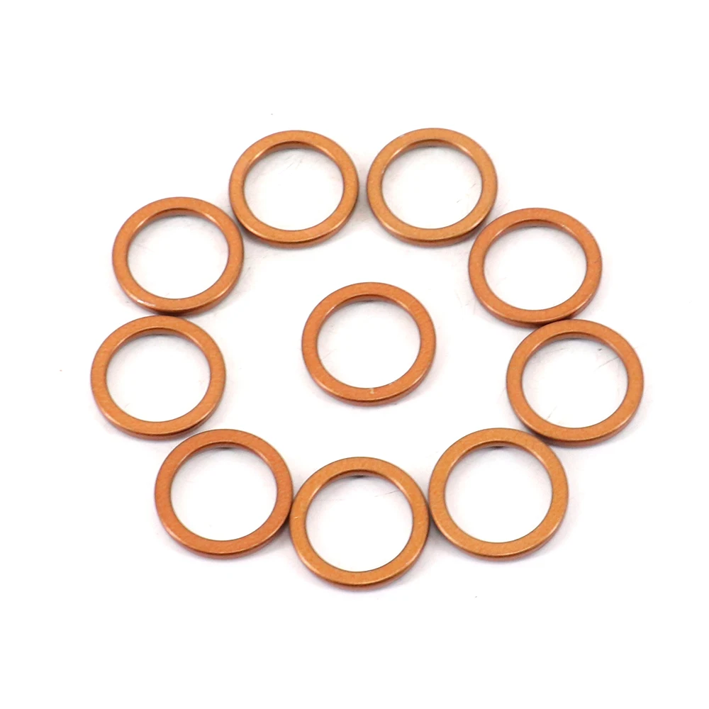 10pcs/lot Motorcycle Silencer Exhaust Pipe Gasket For 50cc 60cc 80cc 100cc 125cc 150cc Motorbike Scooter Underbone Dirt Bike ATV