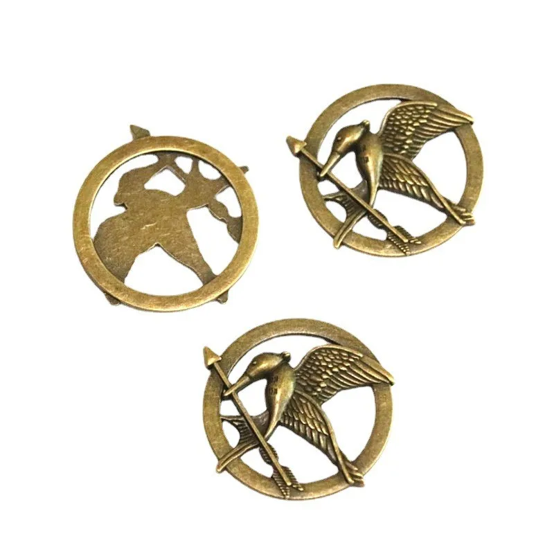 10 PCS 39*35MM Antique Bronze Plated Bird Charms Pendants For Diy Necklace Jewelry Accessories