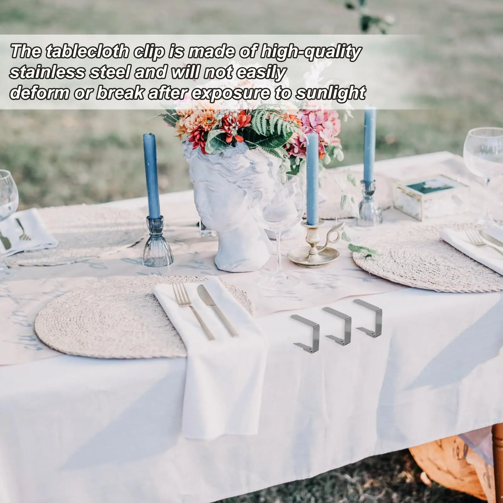 Thumbnail 3 - #35 Trending Tablecloth Clips & Weights Right Now