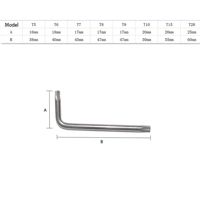 8 قطعة ستار توركس وجع مجموعة المفك T5 T6 T7 T8 T9 T10 T15 T20 صندوق نهاية وجع مفك بت أدوات يدوية احترافية #6