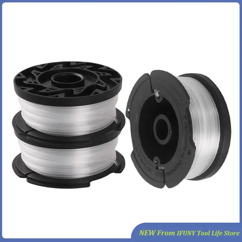 9 Pack Trimmer Replacement Spool For BLACK+DECKER AF-100-3ZP 30Ft 0.065 Inch Trimmer Line New