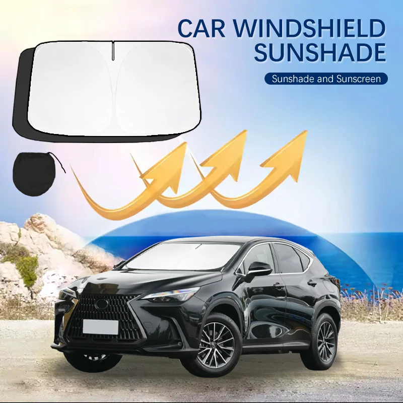 

Car Windshield Sun Shade Covers for Front Window Sunscreen UV Parasol For Lexus NX 350h NX300h NX200t 250 Summer Car Accessories