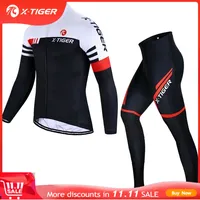 X-Tiger Long Sleeve Cycling Jersey Set Summer MTB Bike Wear Cycling Clothes Bicycle Clothing Ropa Maillot Ciclismo Cycling Set