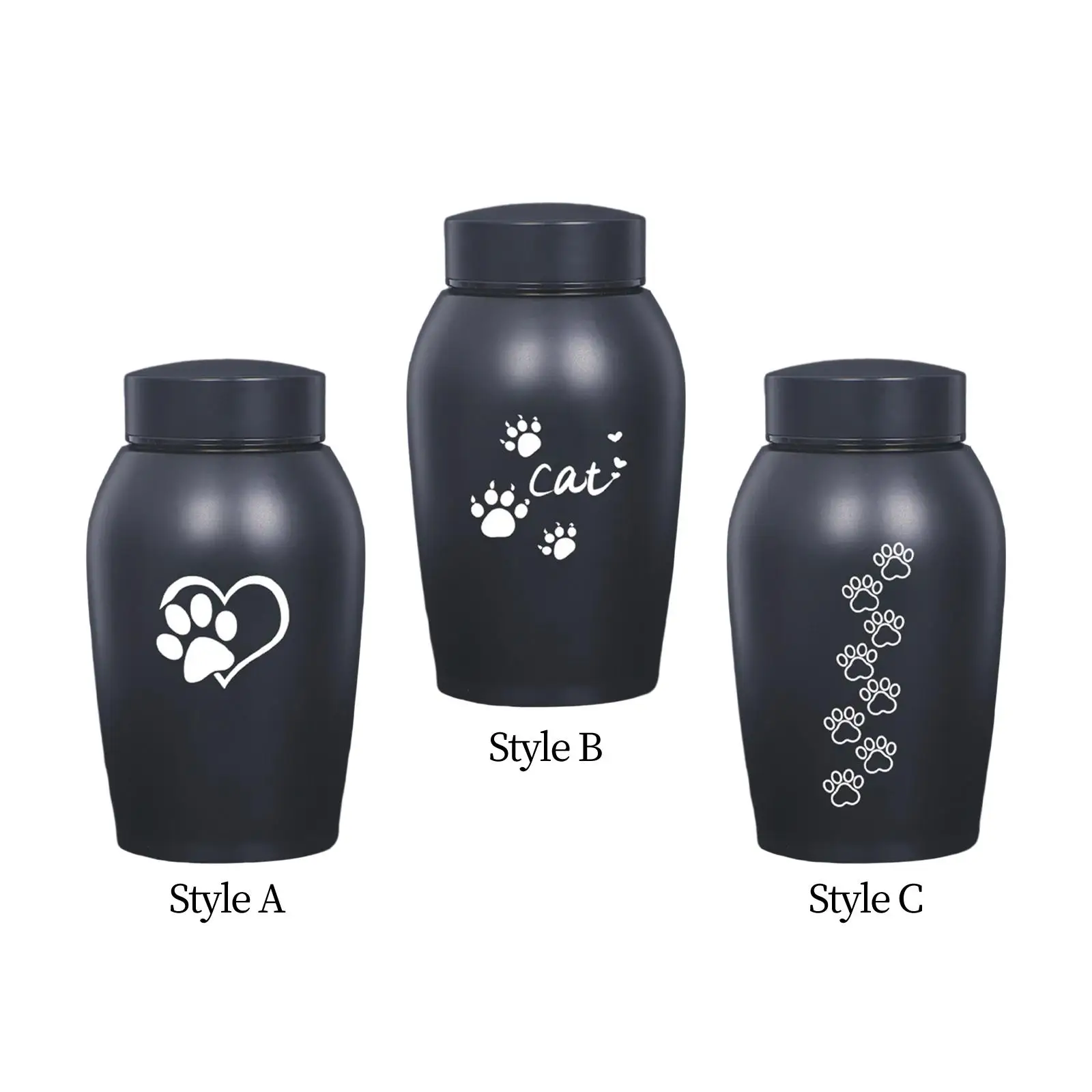 Dog Cat Ashes Funeral Cremation Urn Remembrance Gift Retain Memories Pet Burial Durable Stainless Steel Pet Urn Premium Urn