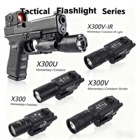 Tactical Surefire X300 Weapons Scout Light X300V IR X300 Ultra Pistol Gun SF X300U Handgun LED Flashlight G17 G19 CZ-75 Gun Lamp