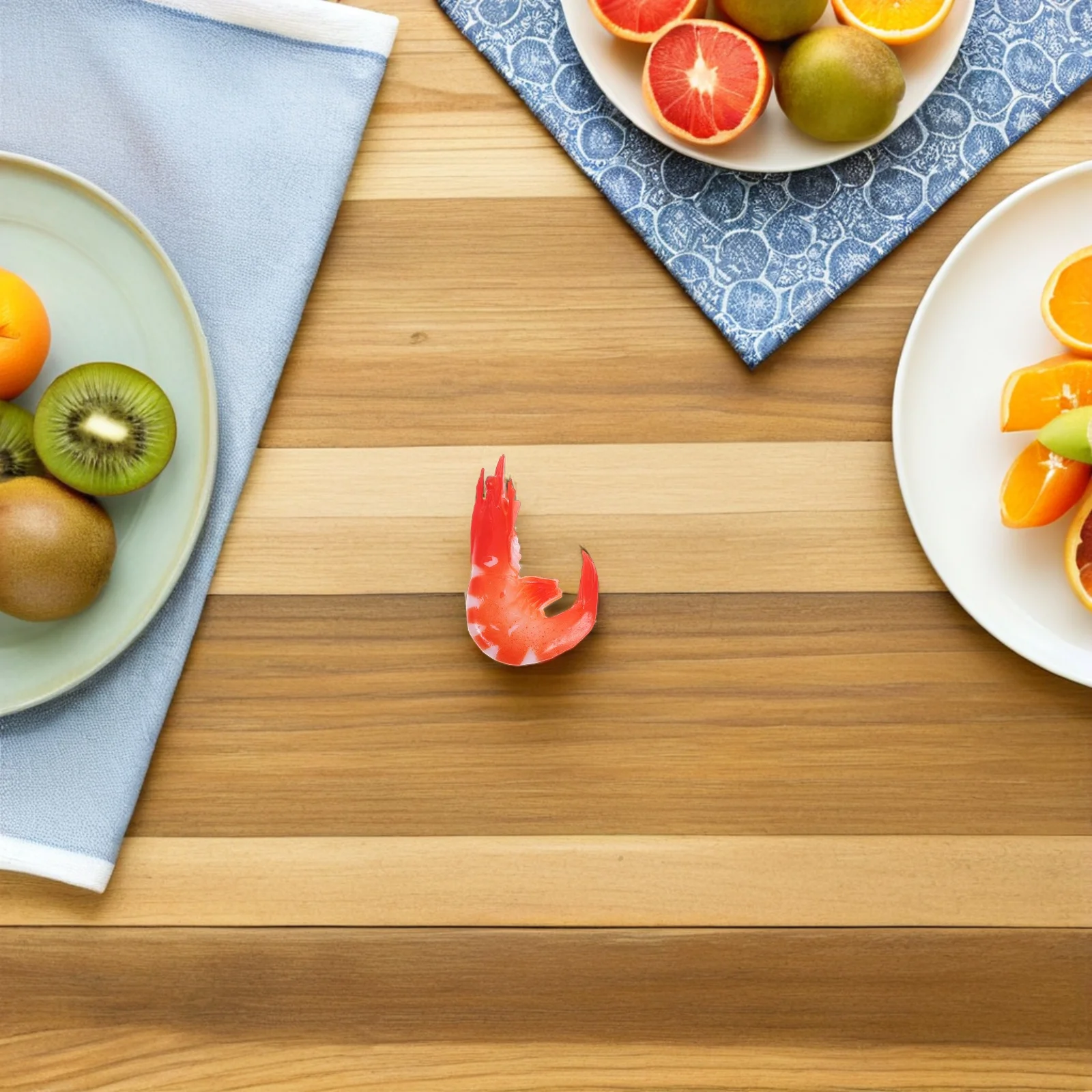 

5Pcs Realistic Shrimp Prop Simulation Shrimp for Kindergarten Home Hotel Store Decoration Food Ornament Fake Food