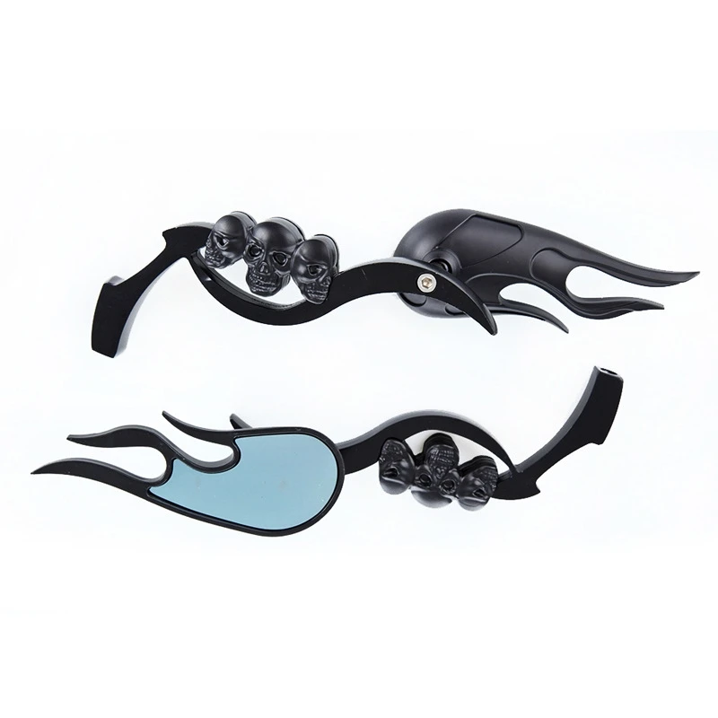 Hot Sale Personality Flame Retro Modification Rear View Mirror Motorbike Scooter Applicable