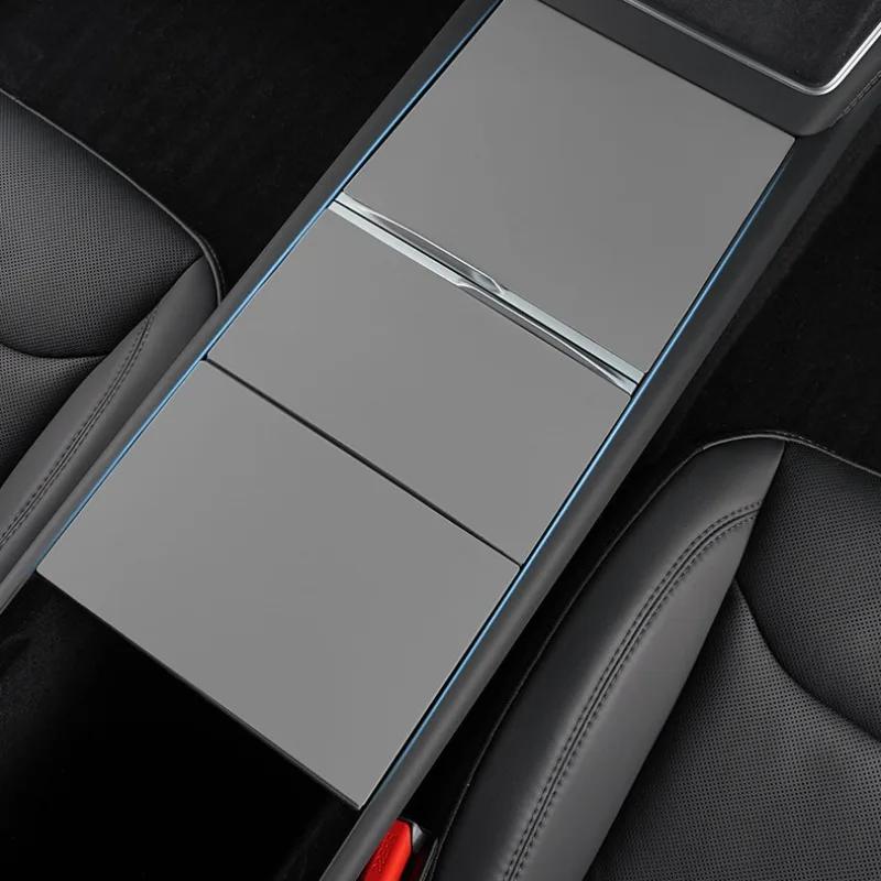 Silikon-Schutzmatte für die Mittelkonsole für Tesla Model 3 Highland 2024 2025 Model Y Juniper YL 2025 2026 Innenraum-Zubehör – Detail 2