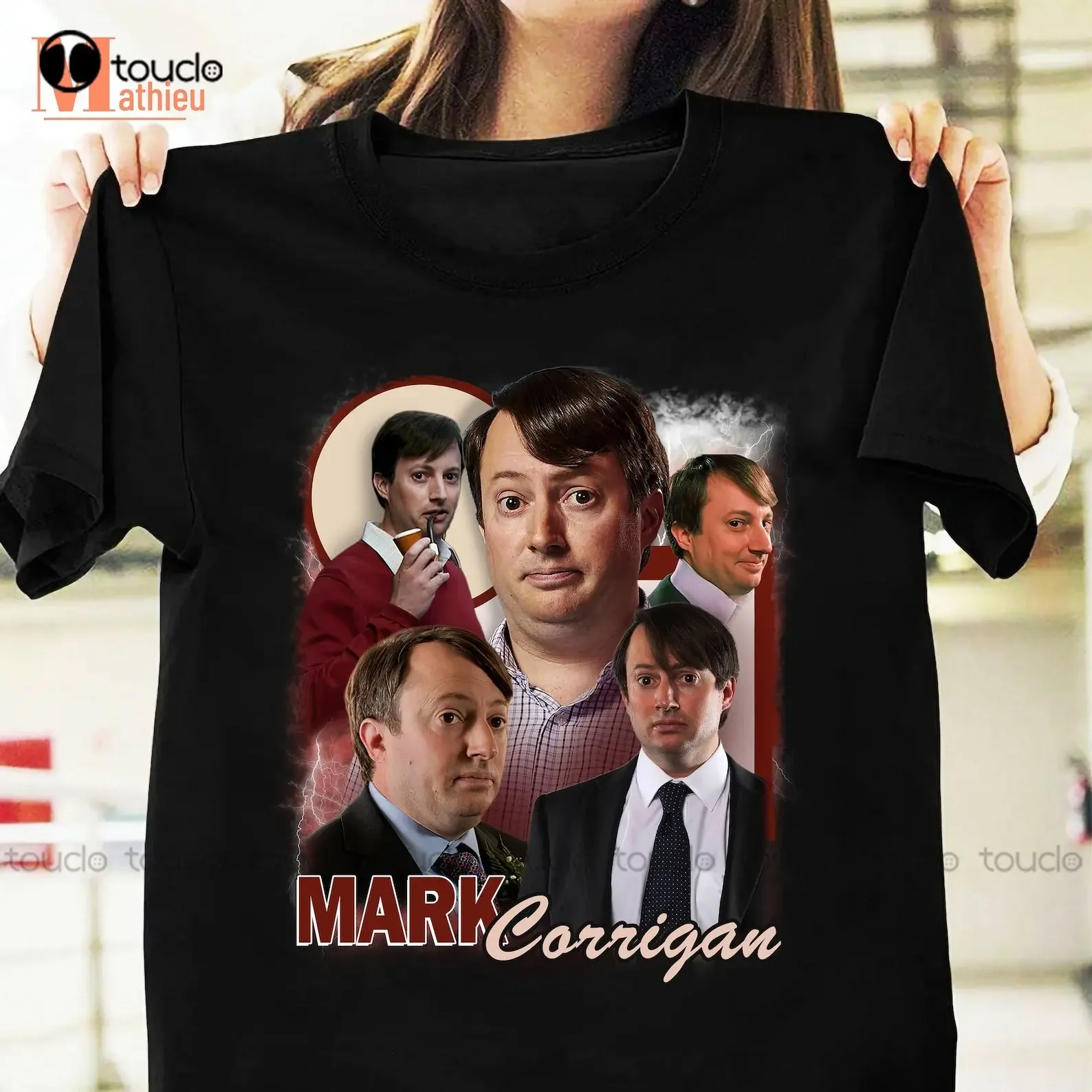 Mark Corrigan T-Shirt Peep Show Movie Shirt Mark Corrigan Cool T Shirts For Men Short Sleeve Funny Tee Shirts Xs-5Xl Printed Tee