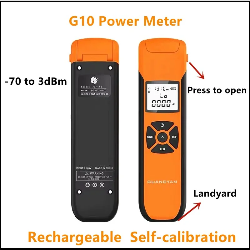 FTTH Fiber Optic Tool Kit G10 Power Meter -70-+3dbm Cleaver 10mw vfl Cable Stripper Tools Set Combination Set Kit Cable Kit