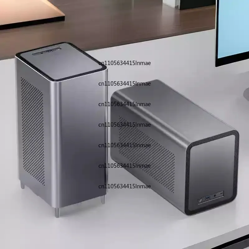 Fan Are Standard N5 N4 N3 N2 Mini NAS Case ITX Mini Aluminum with Steel Plate Support 130mm CPU Cooler Two 100×25mm