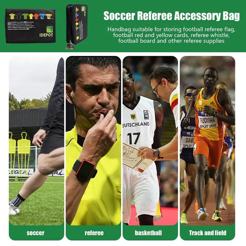 Football Referee Bag Whistle Gear Bag Soccer Equipment Bag For Football Referee