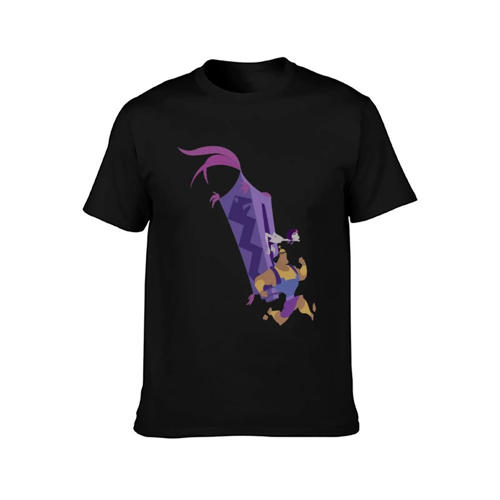 Minimalist Kronk and Yzma T-Shirt Basic Short Sleeve for Men T-Shirt