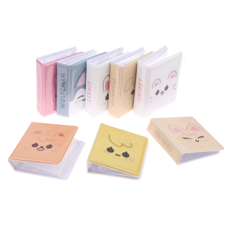 Cartoon Animal 3 Inch Album Photo Postcard Storage Album Idol Pictures Collection Kpop Card Binder Name Card Book Albums Gifts
