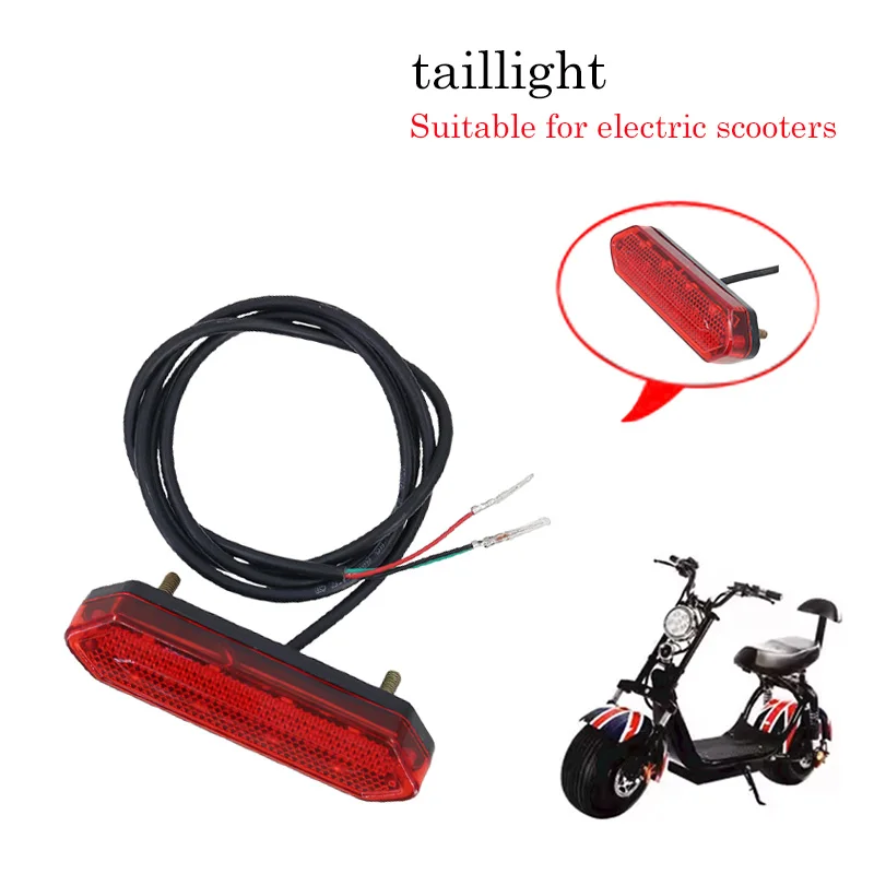 

LED Rear Tail 48V Light Night Safety Taillight For Citycoco Electric Scooter accessories