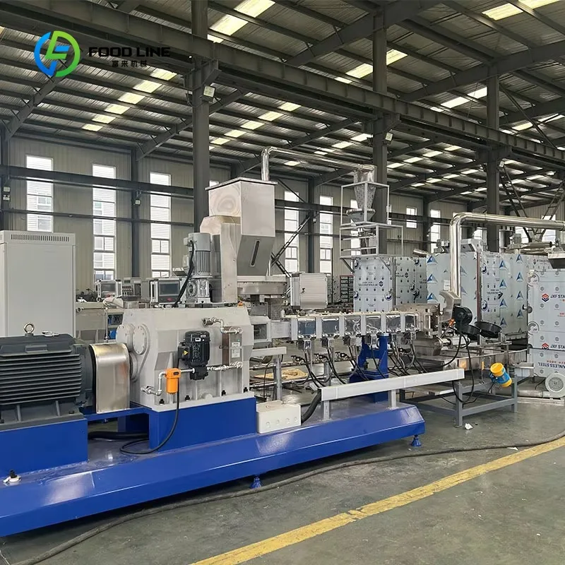 Customized Hot Sale Puffed Corn Snack Making Machine Core Filling Puffed Snack Production Line Machine Twin Screw Extruder